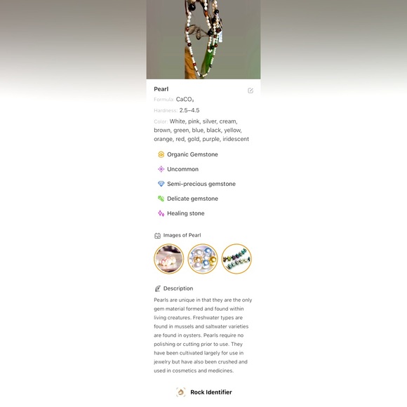 Pearl Onyx Carnelian Gemstone Necklace - Picture 8 of 8